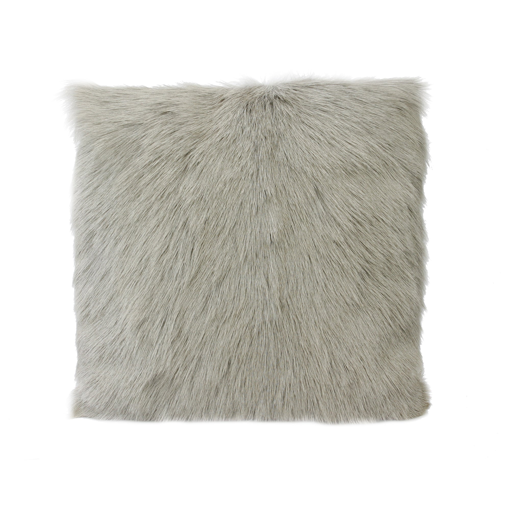 Goat Fur Cushions | Light Grey | 50 x 50cm