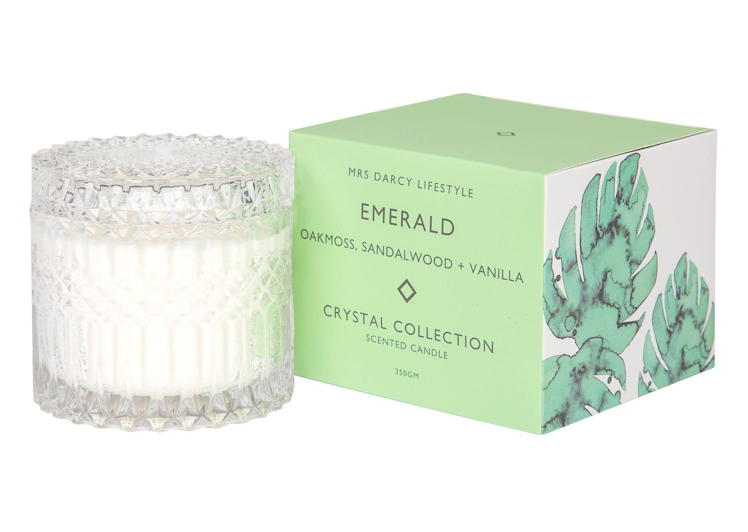 Candle Emerald | Oakmoss, Sandalwood + Vanilla