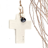 Ceramic Cross Hanging | LOVE