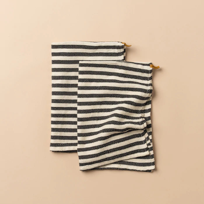 Candy Stripe Cotton Tea Towel | Set of 2