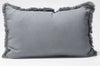 Luca Boho Slate Linen Cushion | Assorted Sizes