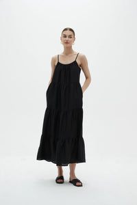 Cami Tiered Dress | Black