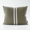 Simpatico Cushion | Khaki/White