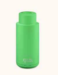Neon Ceramic Reusable Bottle Push Lid | 34oz 1000ml