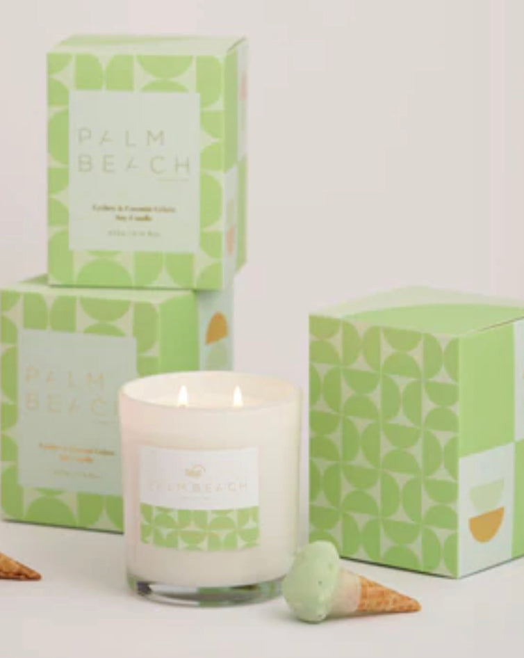 Lychee & Coconut Gelato | Limited Edition Standard Candle