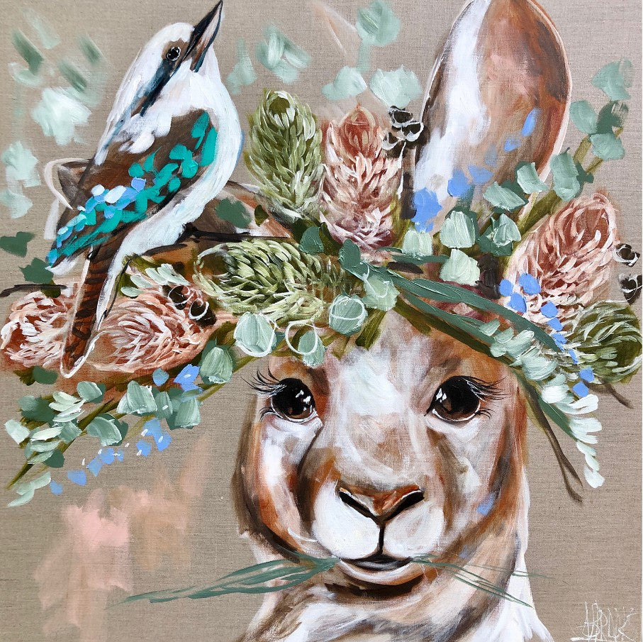 Country Australian Animals by Amanda Brooks | Stone Drink  Coaster Collection