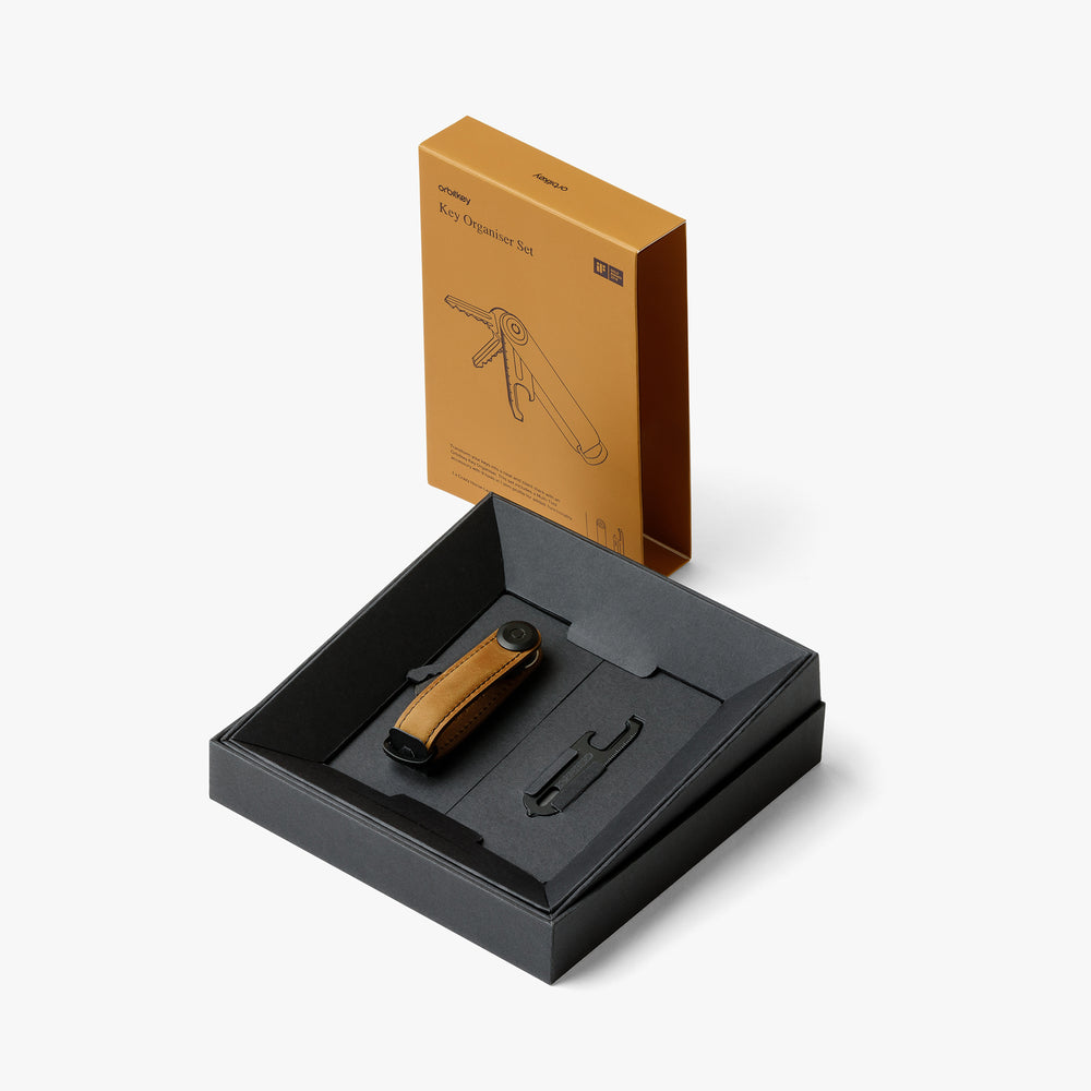 Key Organiser Gift Set | Chestnut with Multi Tool