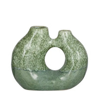 Torus Ceramic Vase | Green