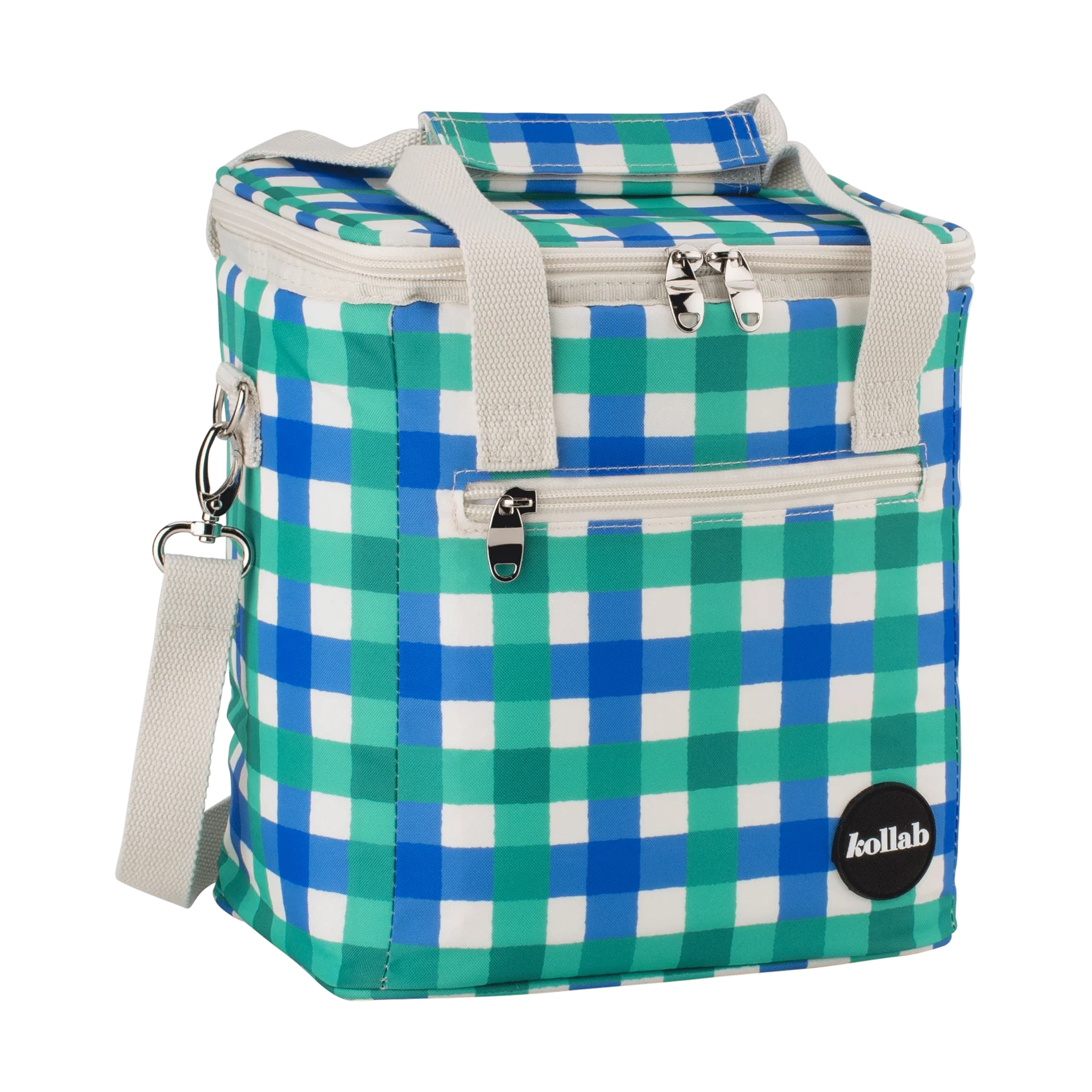 Green Blue Check Picnicware | Holiday Collection