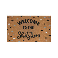 Welcome to the Shitshow Doormat Black