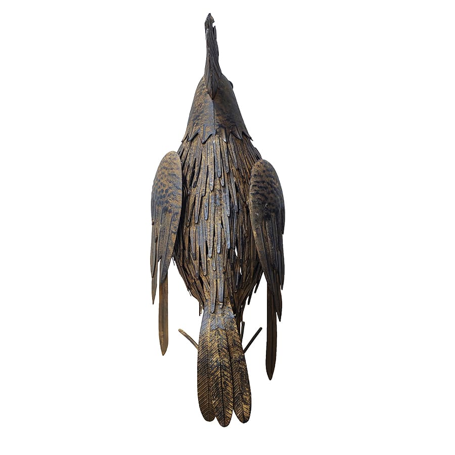 Rustic Cockatoo Garden Statue