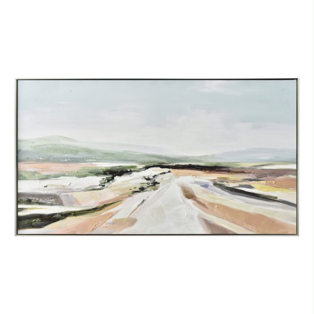Lighten Your Road | Framed Painting | 113x63cm