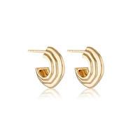 Contour Chubby Hoop Earrings