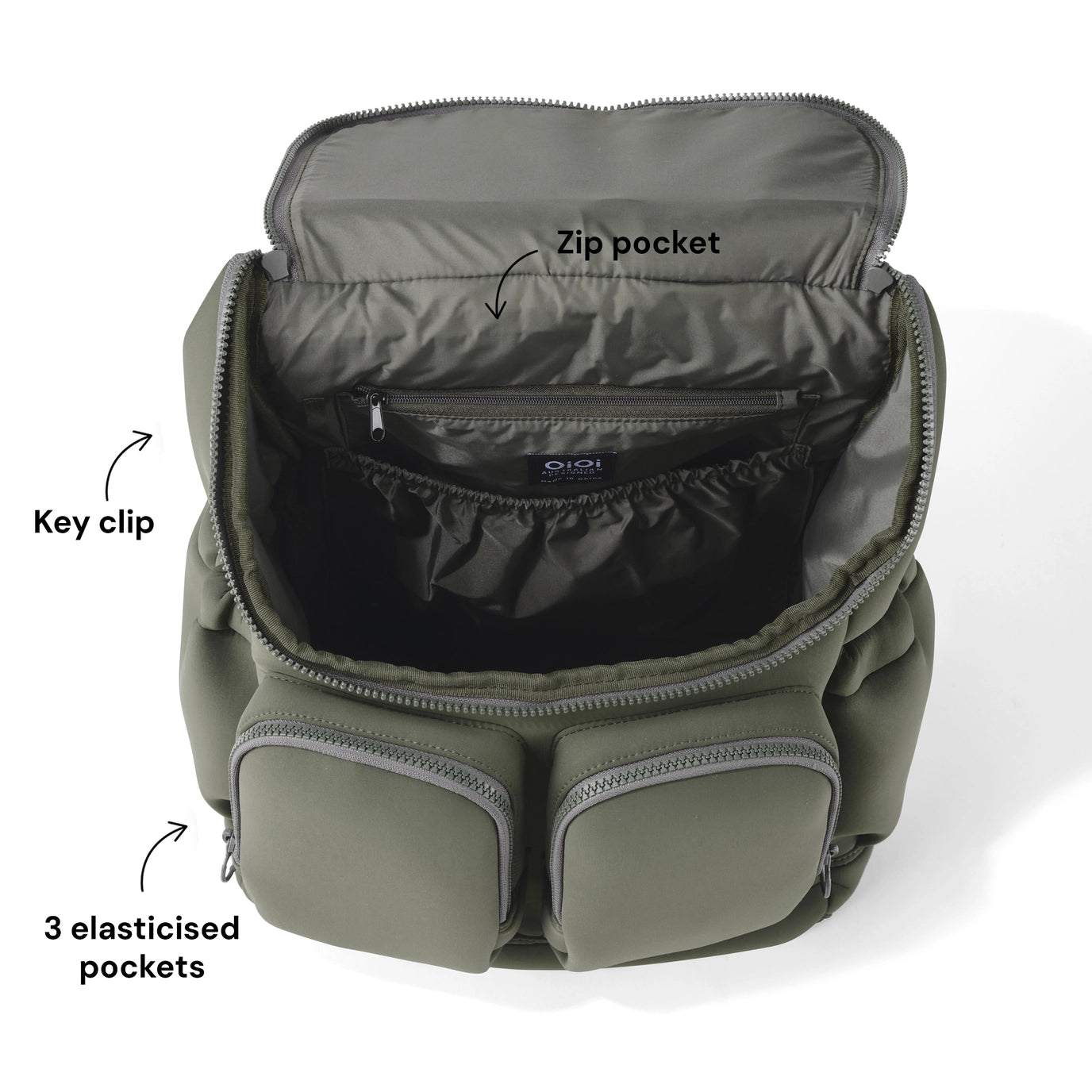Signature Nappy Backpack | Sage Neoprene