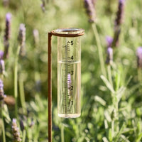 Stake Rain Gauge Rust Large