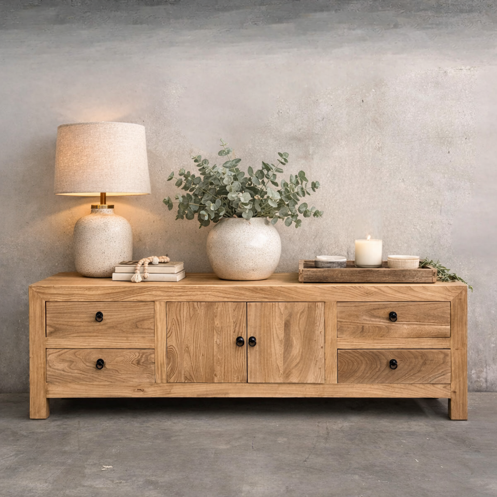 Elm Low Tv Cabinet