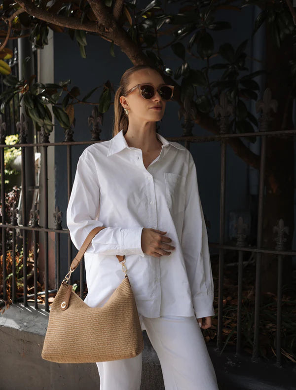 Leti Palmer Bag | Tan