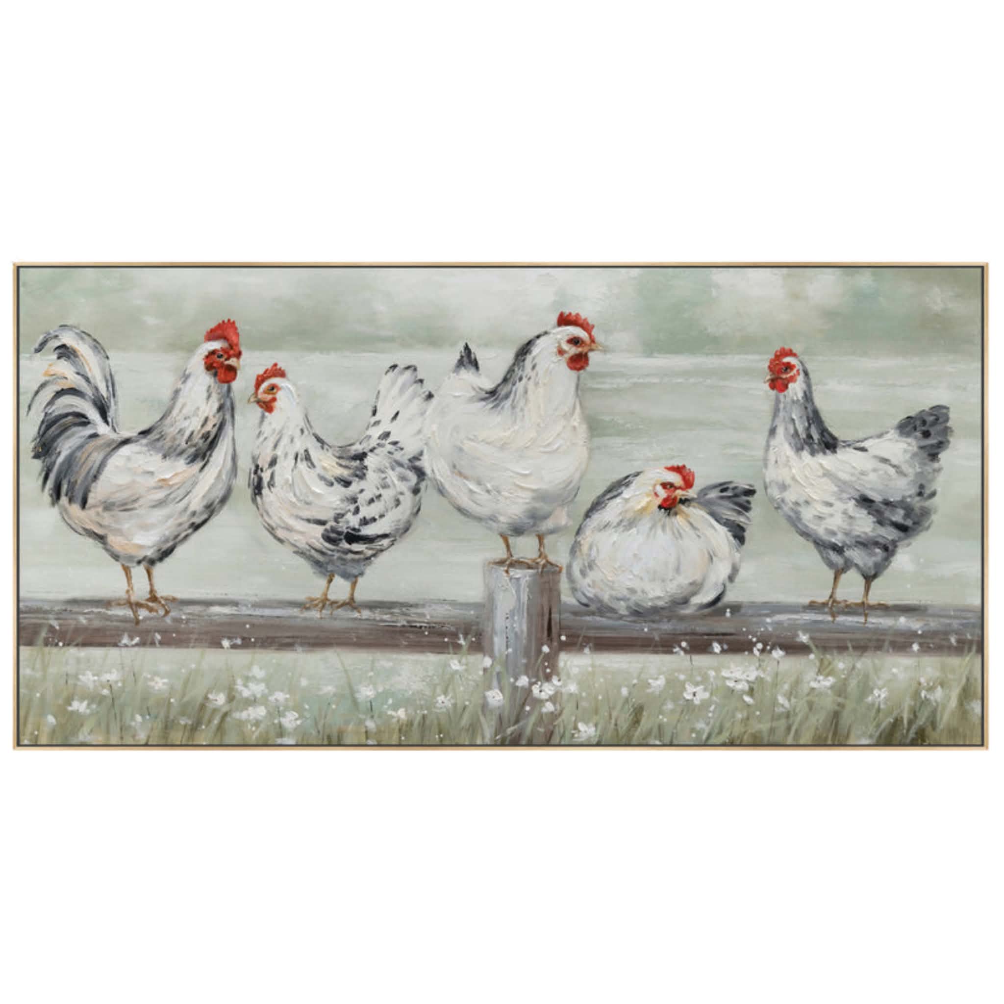 Perch Perfect Paint | Framed Canvas Art | 123x63cm