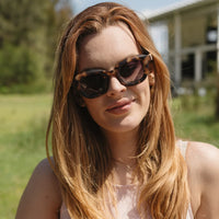 Quest Rocky Tort l Sunglasses l Polarised Lens l Walnut Arms