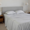 100% Organic Bamboo Sheet Set | Fog Stripe