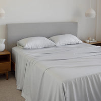 100% Organic Bamboo Sheet Set | Fog Stripe
