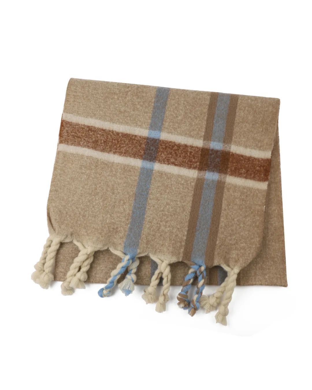 Charlie Chequered Winter Scarf