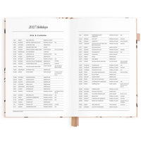 2027 A5 Vertical Planner | Amalfi Latte