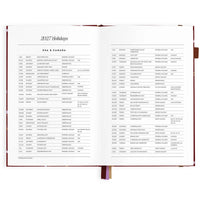2027 A5 Vertical Planner | Cherry Wisteria