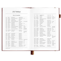 2027 A5 Horizontal Planner | Cherry