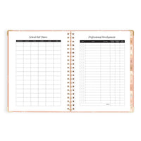 2027 A4 Academic Vertical Planner | Amalfi Peach