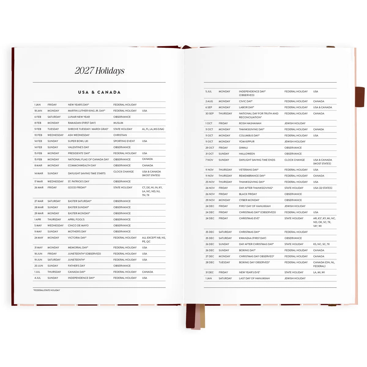 2027 A5 Vertical Planner | Sorrento