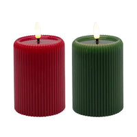 LED Flameless Pillar Candle 7x10cm