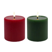 LED Flameless Pillar Candle 10x10cm