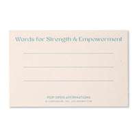 Pop Open Affirmation