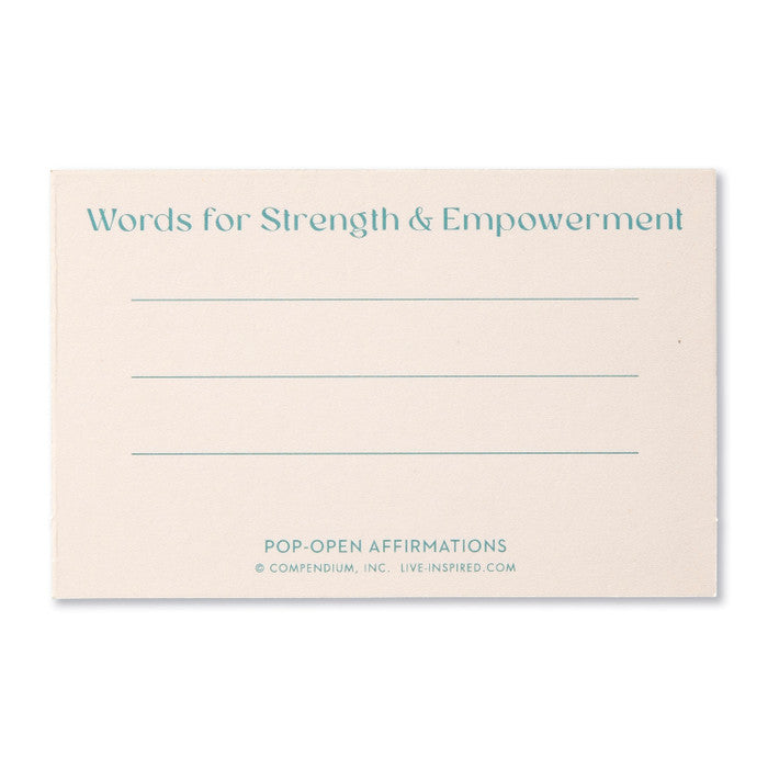 Pop Open Affirmation