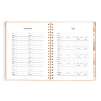 2027 A4 Academic Vertical Planner | Amalfi Peach