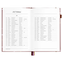 2027 A5 Vertical Planner | Cherry Wisteria