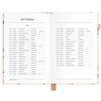 2027 A5 Vertical Planner | Amalfi Latte