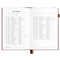 2027 A5 Horizontal Planner | Cherry