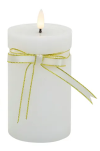 Pillar LED Wax Candle 7.5x12.5cm