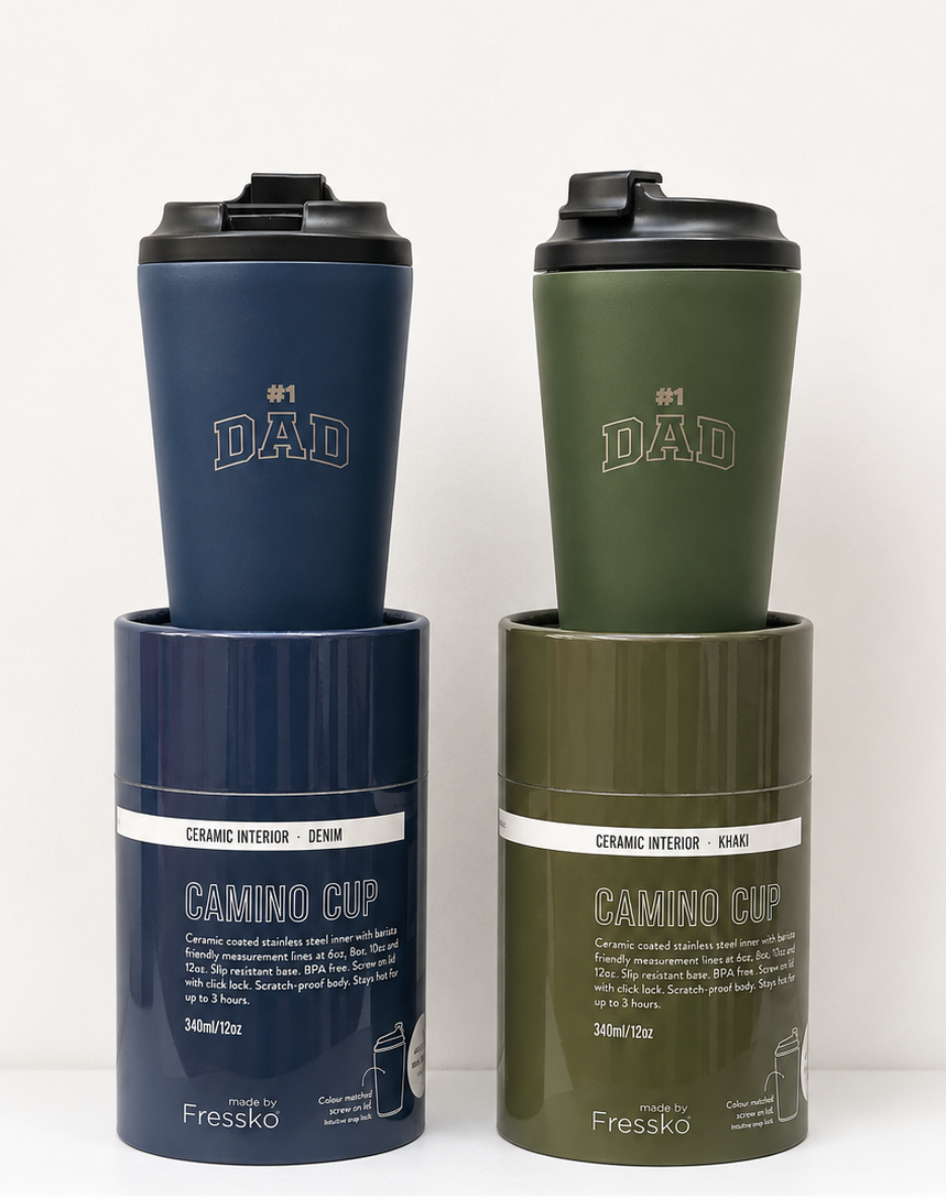 Father's Day #1 DAD Camino Ceramic Reusable Cup | 12oz/340ml