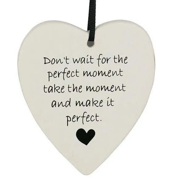 Ceramic Heart with Quote