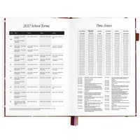 2027 A5 Vertical Planner | Cherry Wisteria
