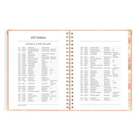 2027 A4 Academic Vertical Planner | Amalfi Peach
