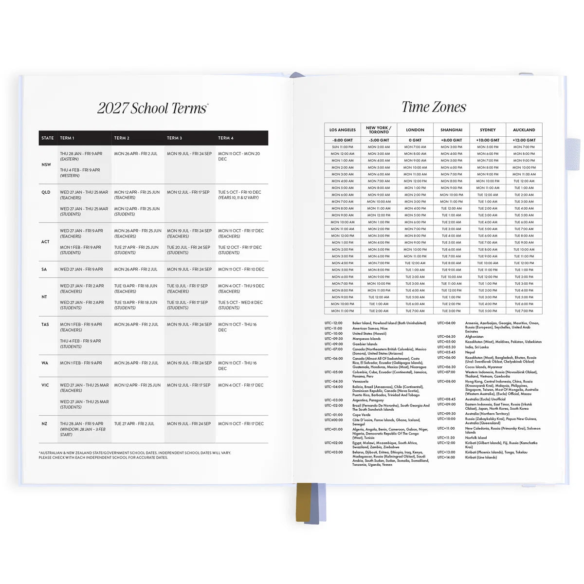 2027 A5 Vertical Planner | Powder
