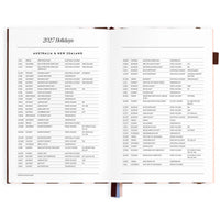 2027 A5 Academic Vertical Planner | Chocolate Stripe