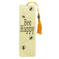 Bee Happy Beaded Bookmark