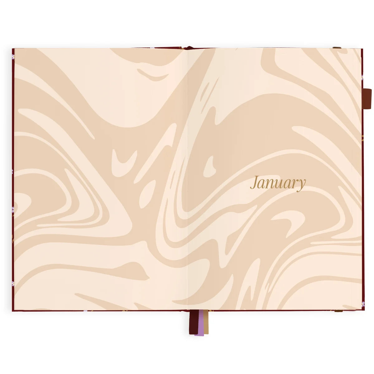 2027 A5 Vertical Planner | Cherry Wisteria