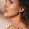 13mm Huggies | Rose Gold Plate