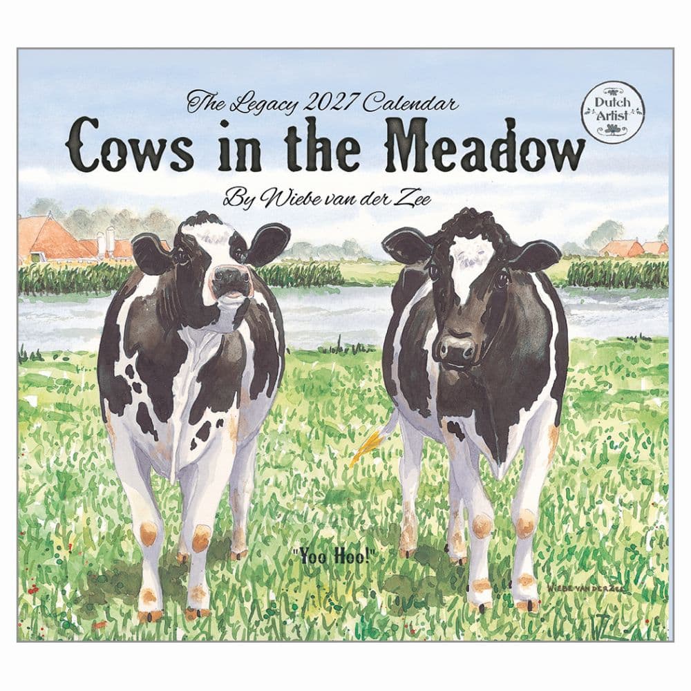 Cows In The Meadow 2027 | Wall Calendar